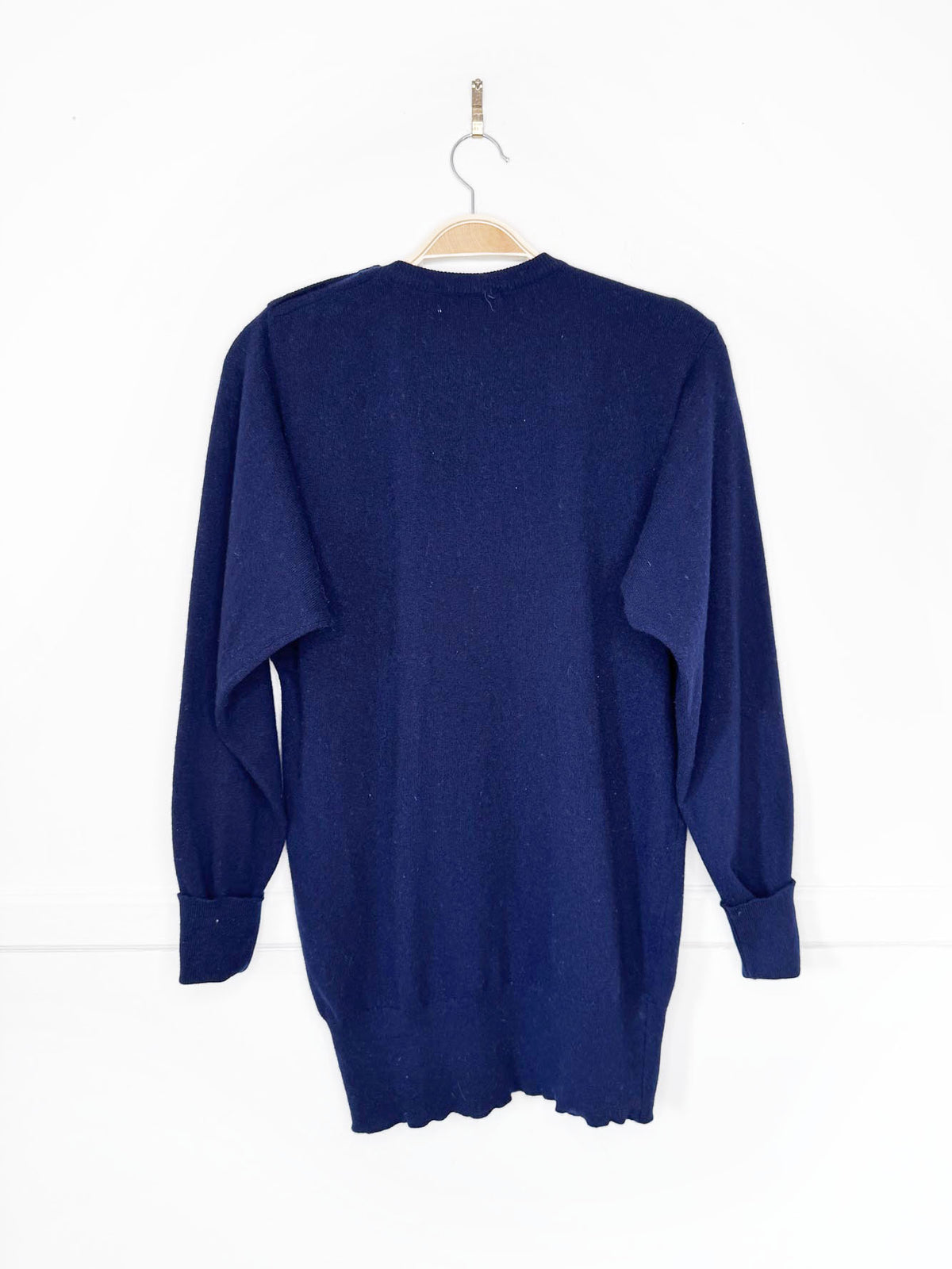 vintage 80s gloria sachs 100% cashmere knit sweater