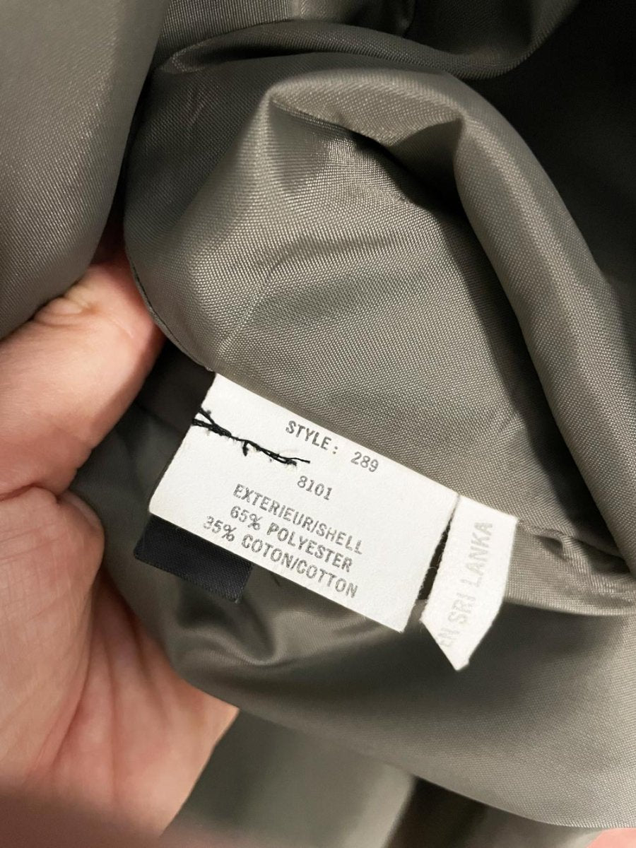 vintage cotton - blend classic belted trench coat - good market thrift store