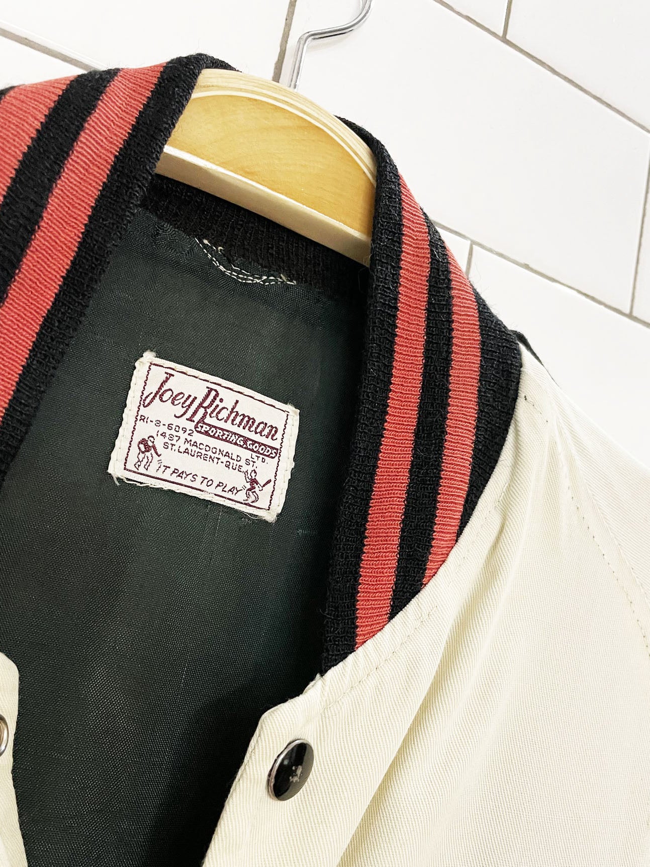 vintage 60s lindsay place varsity wrestling team jacket | joey richman