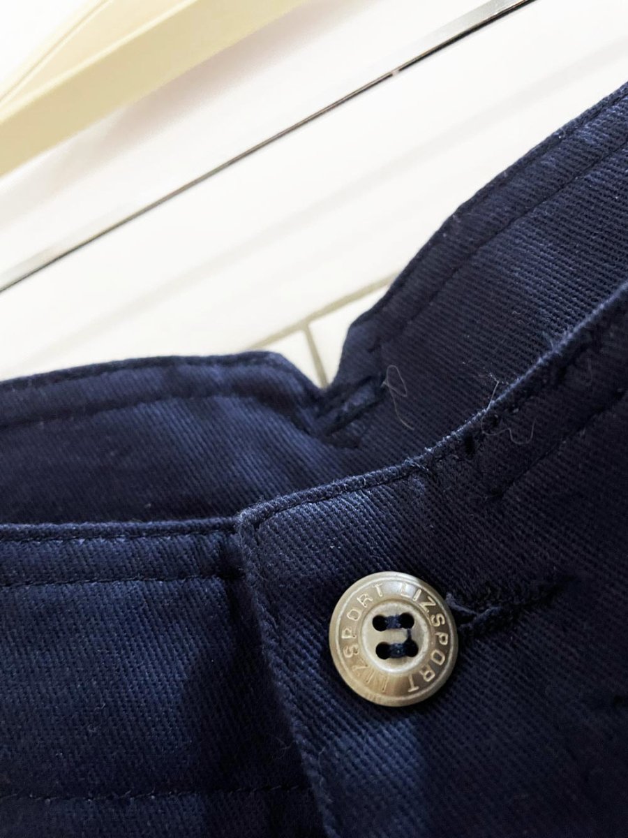 vintage 00s liz claiborne pleated cotton trouser | lizsport - good market thrift store