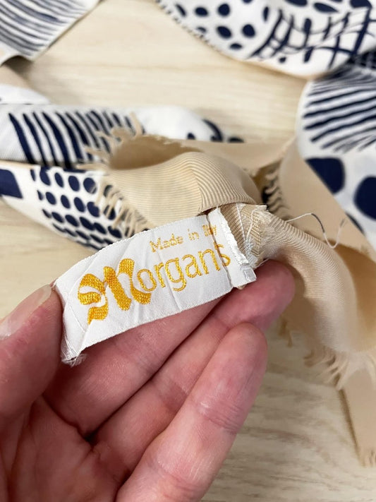 vintage morgans italy silk beach neutrals scarf - good market thrift store