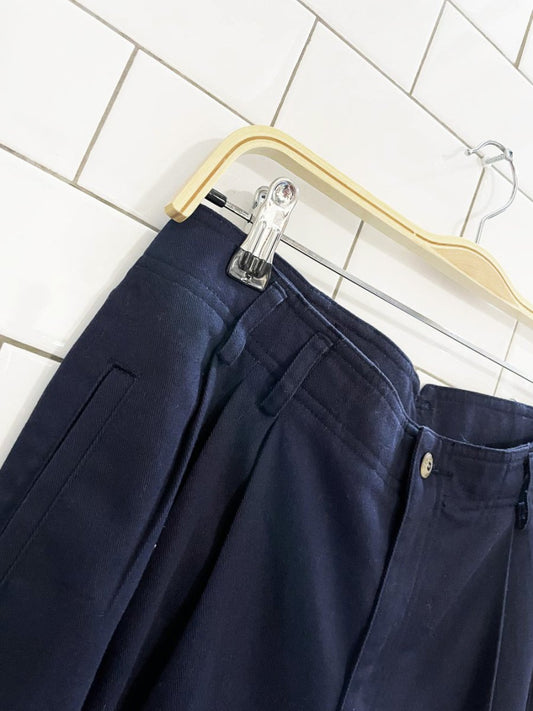 vintage 00s liz claiborne pleated cotton trouser | lizsport - good market thrift store