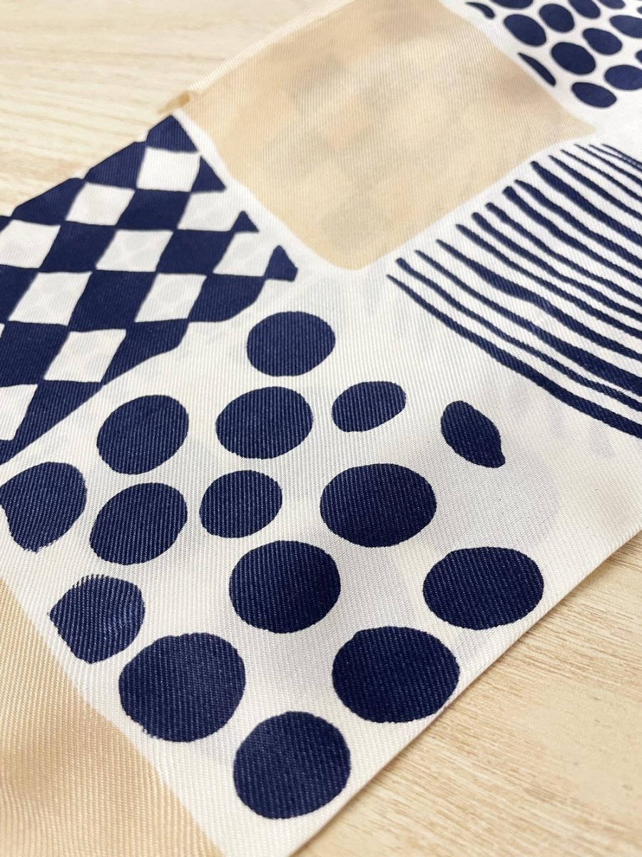 vintage morgans italy silk beach neutrals scarf - good market thrift store