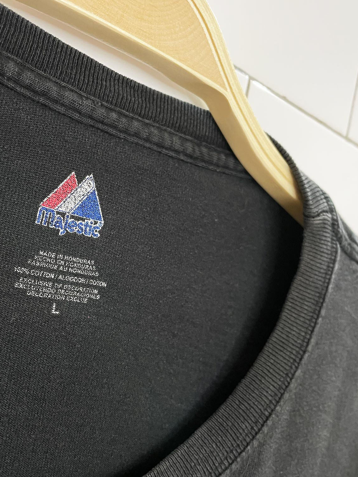 vintage 00s majestic new york mets baseball tee
