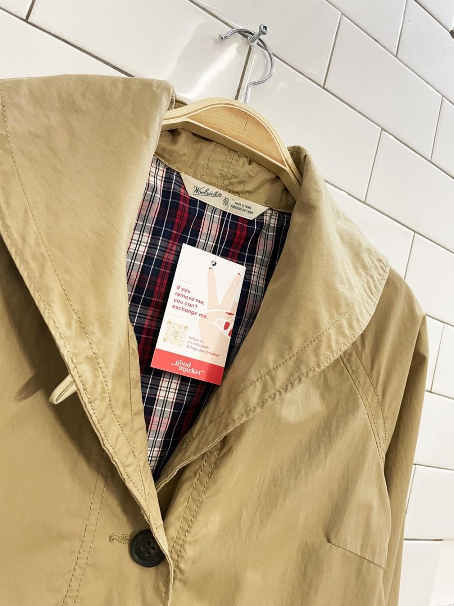 woolrich spring cotton jacket - good market thrift store