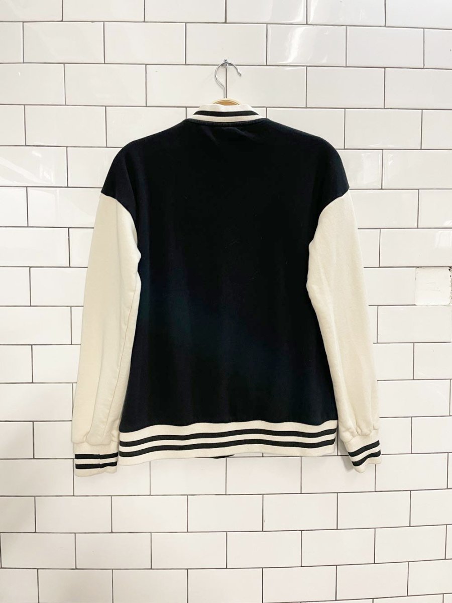 noisy may delva varsity letterman bomber jacket - good market thrift store