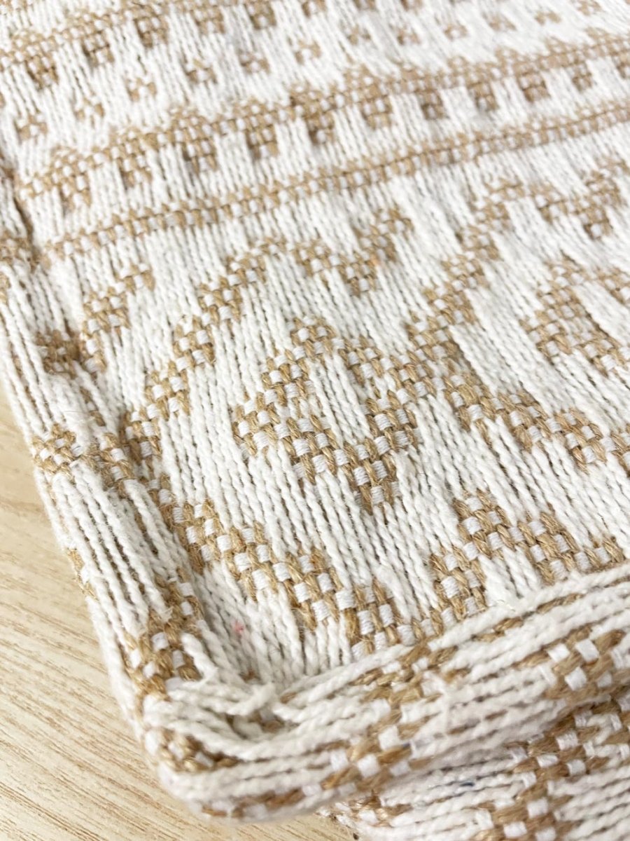 h&m woven beach tote bag | lined - good market thrift store