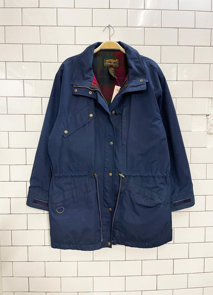 vintage 90s eddie bauer wool - lined spring jacket - good market thrift store