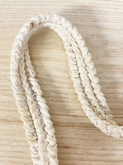 vintage 70s crochet trim suede bag - good market thrift store