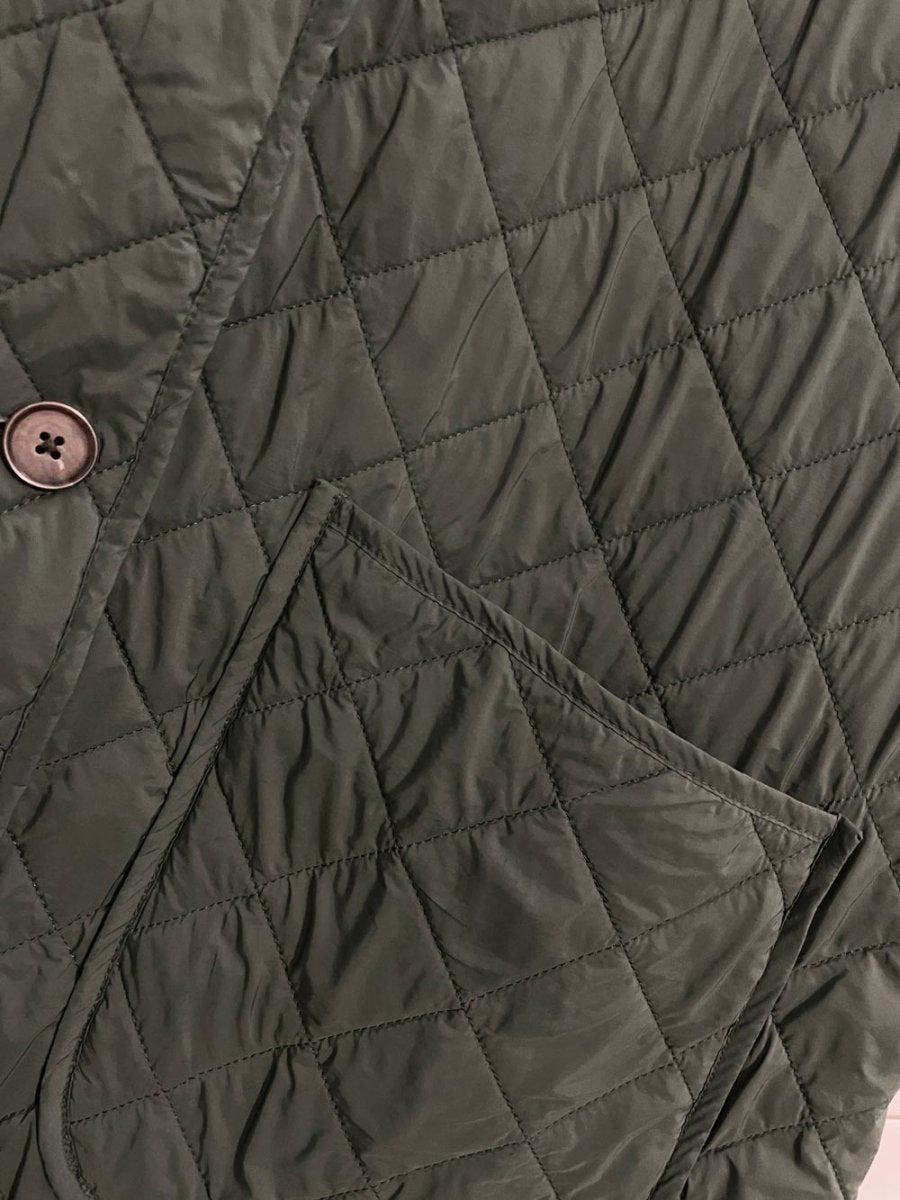old navy diamond quilted hooded liner coat - good market thrift store