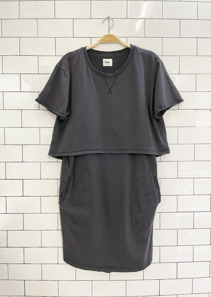 bae australia layered maternity t-shirt dress - good market thrift store