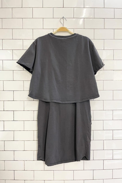 bae australia layered maternity t-shirt dress - good market thrift store