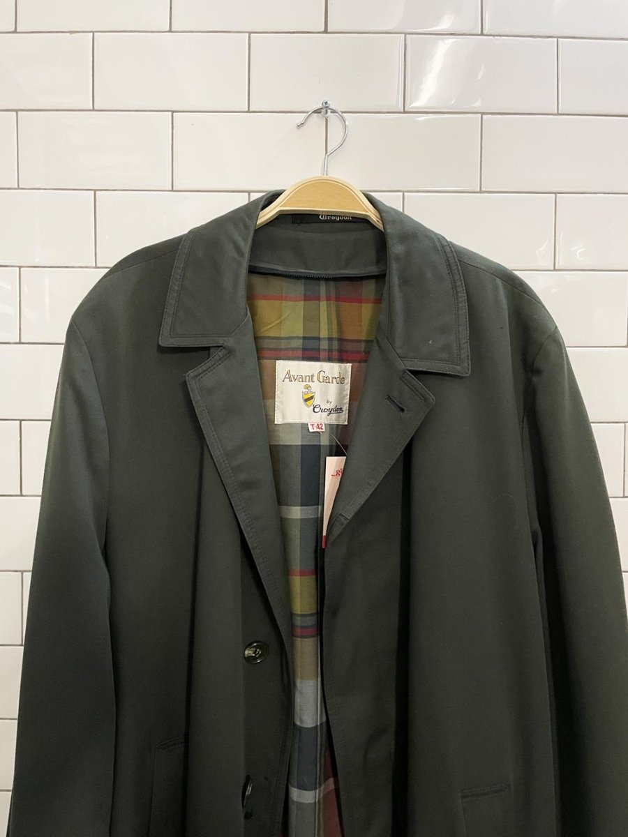 vintage croydon minimal trench coat - good market thrift store