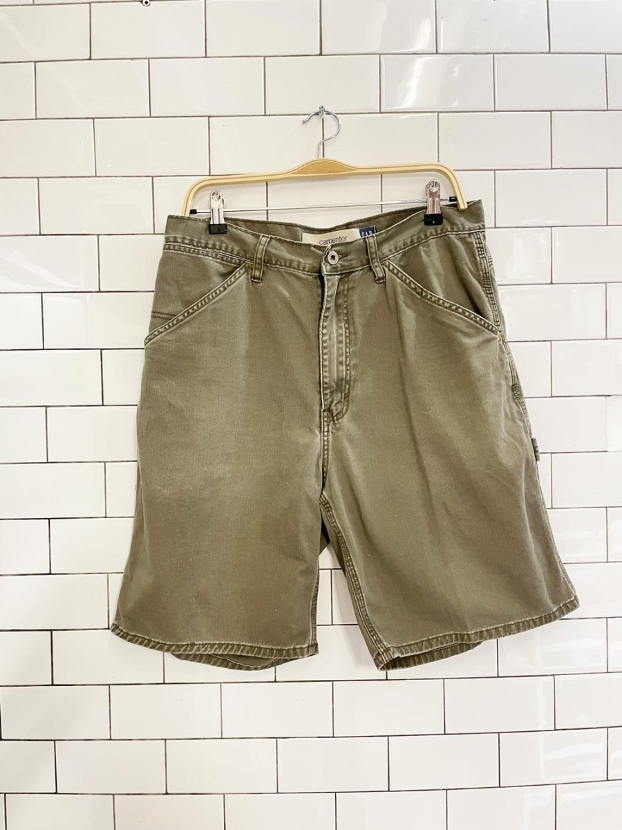 vintage 00s gap long carpenter shorts - good market thrift store