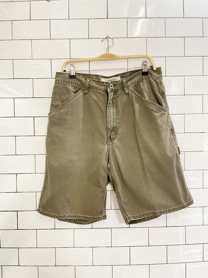 vintage 00s gap long carpenter shorts - good market thrift store