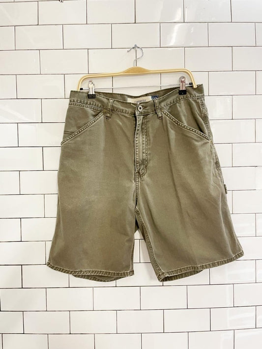 vintage 00s gap long carpenter shorts - good market thrift store