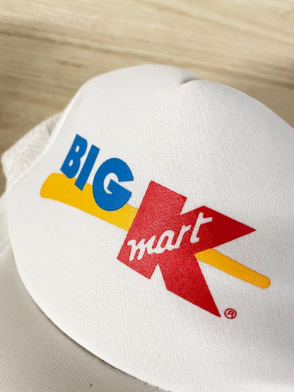 vintage 80s big K mart trucker hat - good market thrift store