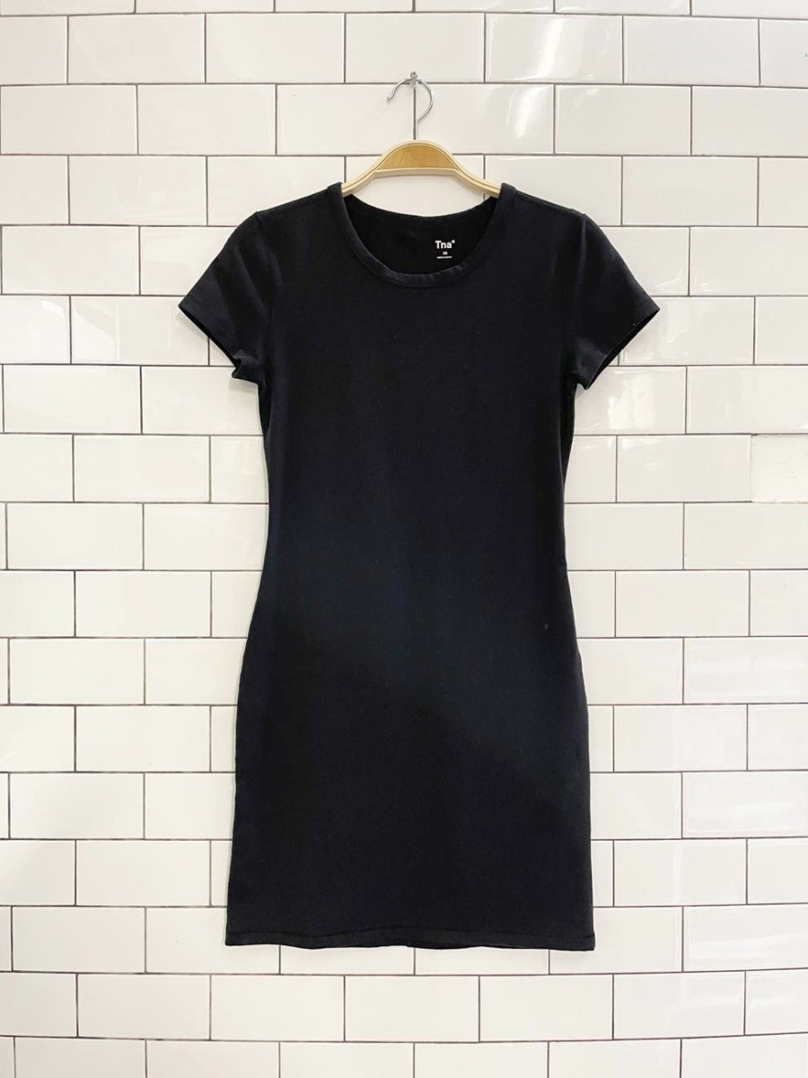 tna homestretch highline mini t-shirt dress - good market thrift store