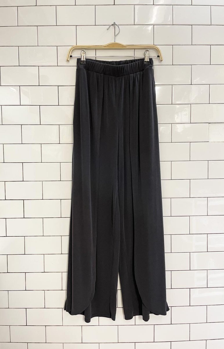 by together yogi wrap wide leg flowy pants | made in USA - good market thrift store