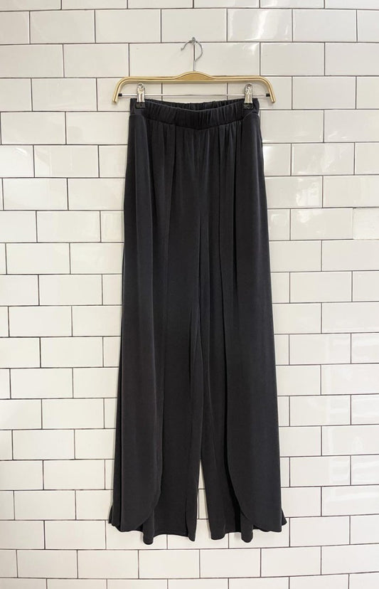 by together yogi wrap wide leg flowy pants | made in USA - good market thrift store