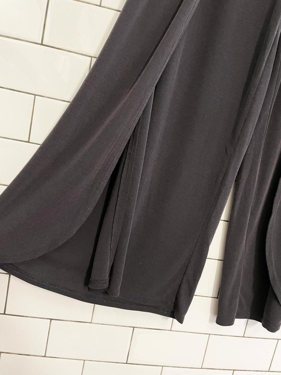 by together yogi wrap wide leg flowy pants | made in USA - good market thrift store