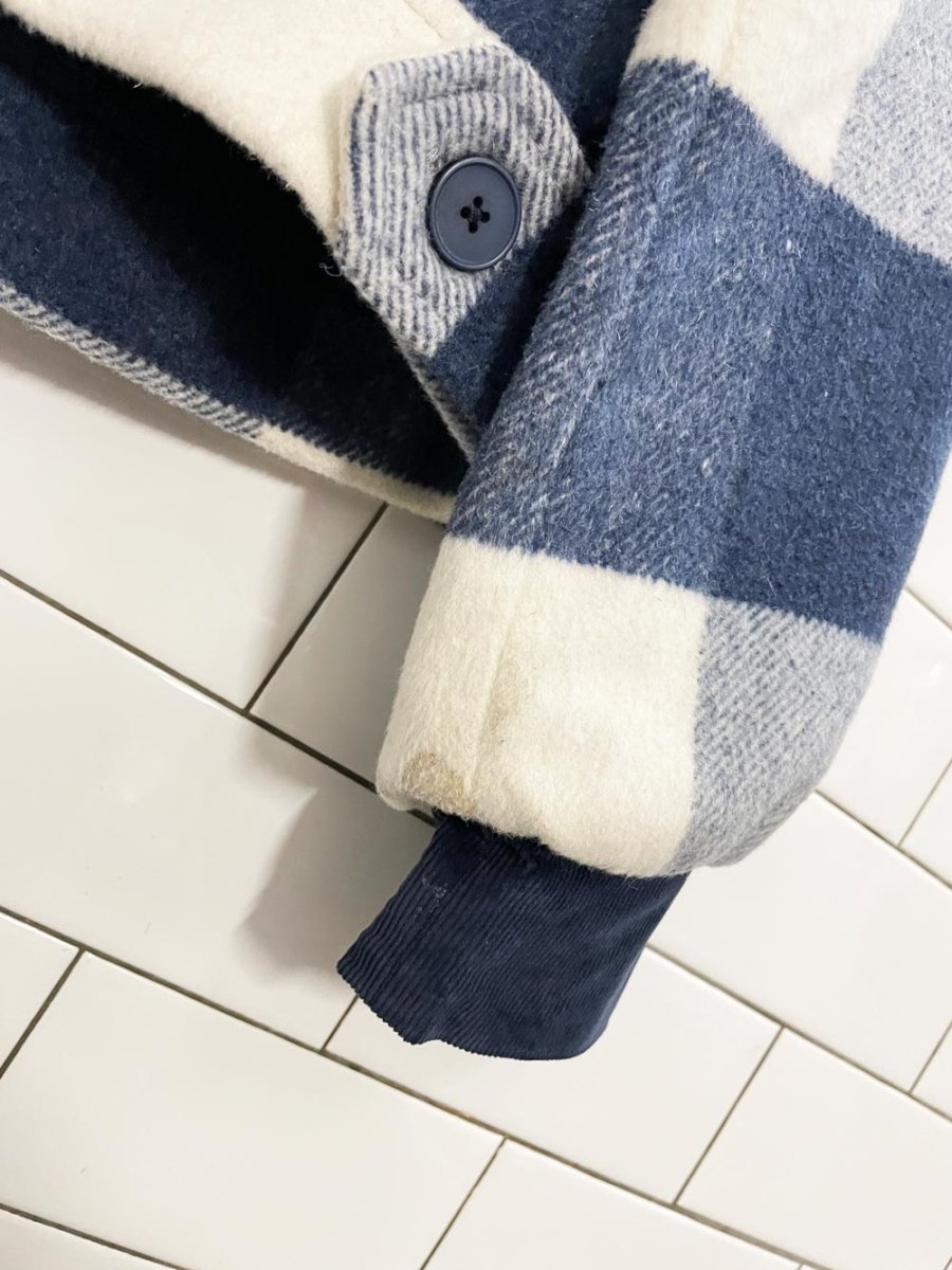 velvet heart plaid cord trim shirt jacket - good market thrift store