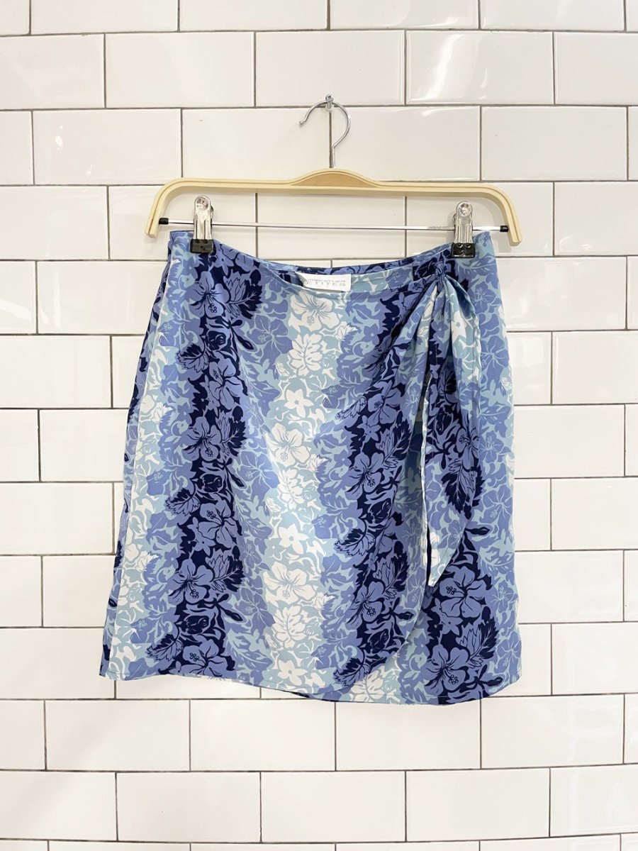 vintage 00s fairweather tropical wrap beach cover up - good market thrift store