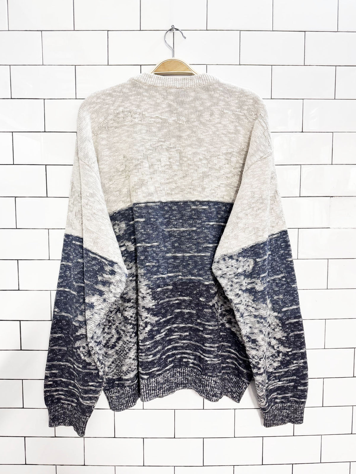 vintage 00s R&R embroidered ducks knit sweater