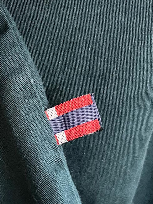 vintage 90s bugle boy crest pocket full button shirt