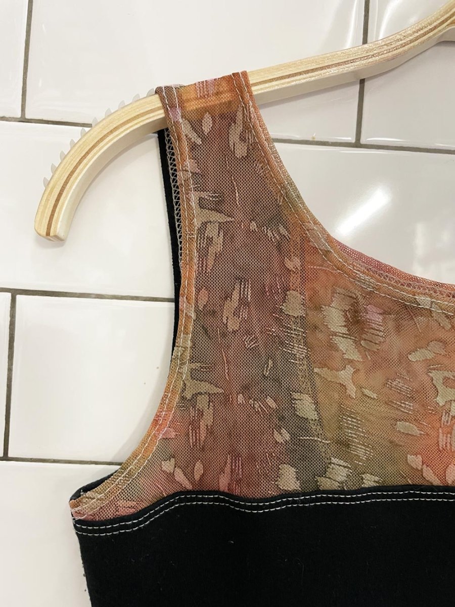 vintage 00s fresh mesh cut out tank - good market thrift store