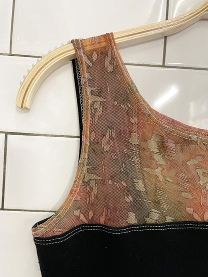 vintage 00s fresh mesh cut out tank - good market thrift store