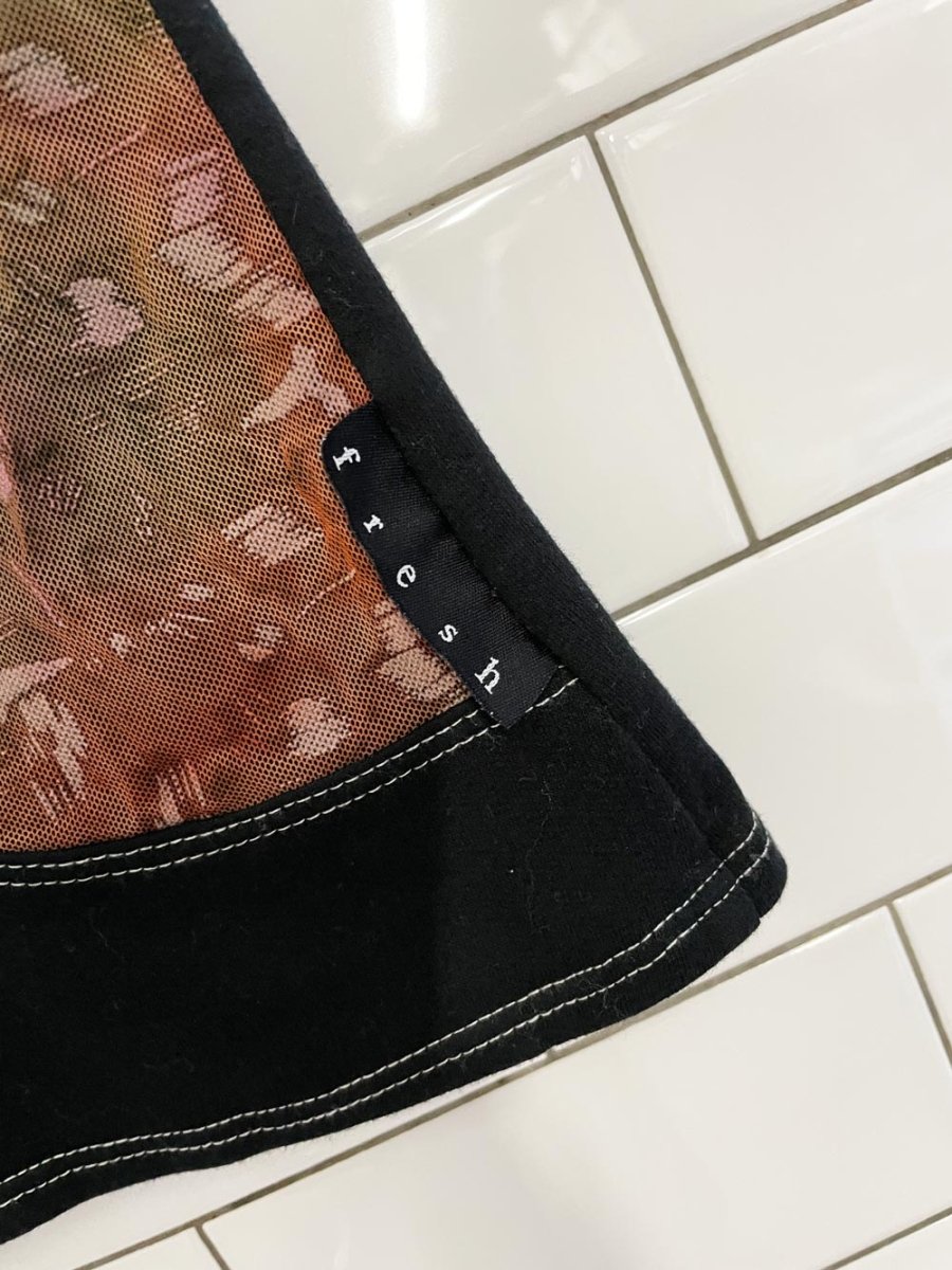 vintage 00s fresh mesh cut out tank - good market thrift store