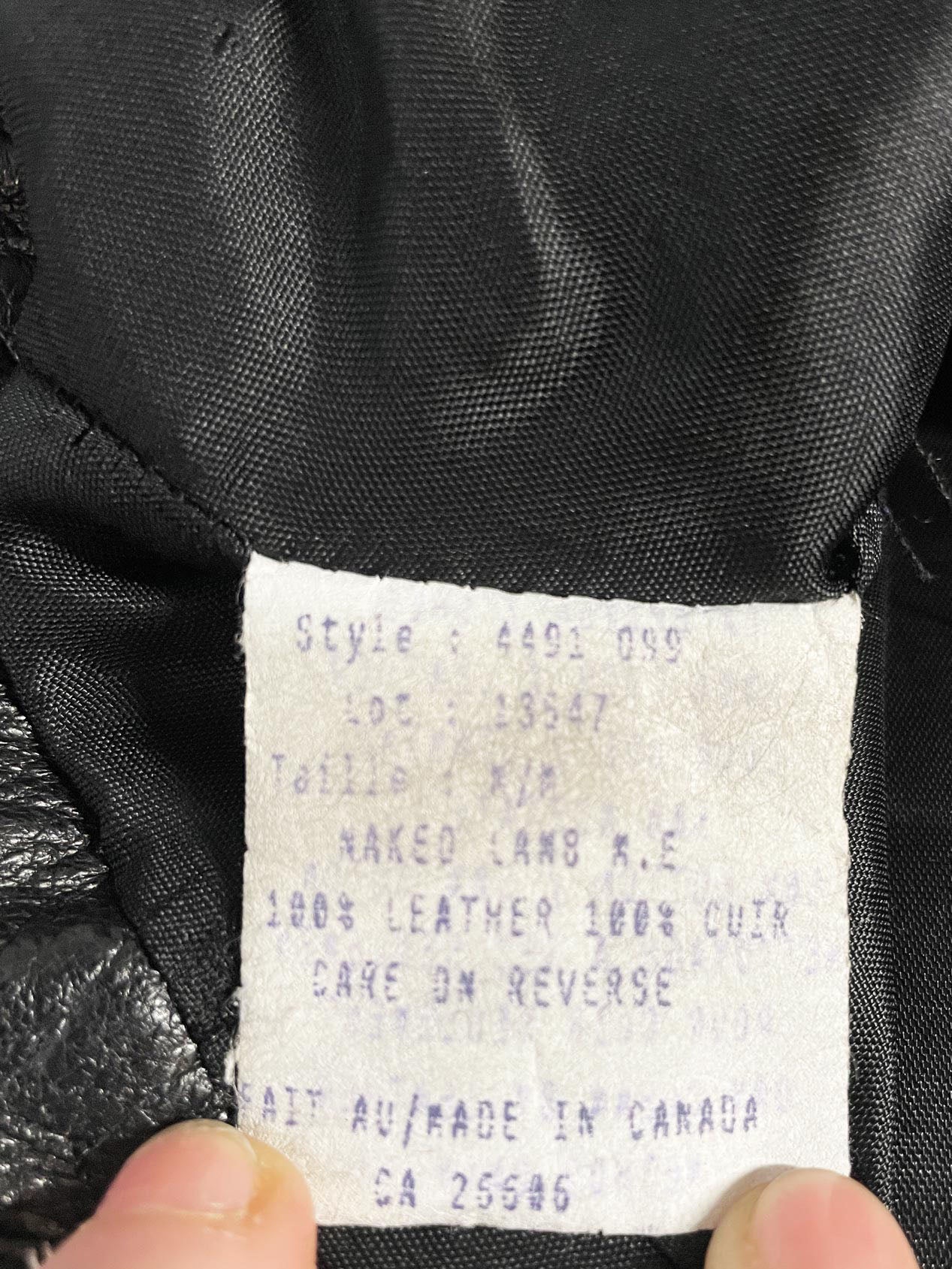 vintage 90s simons butter leather full zip fitted vest | made in canada