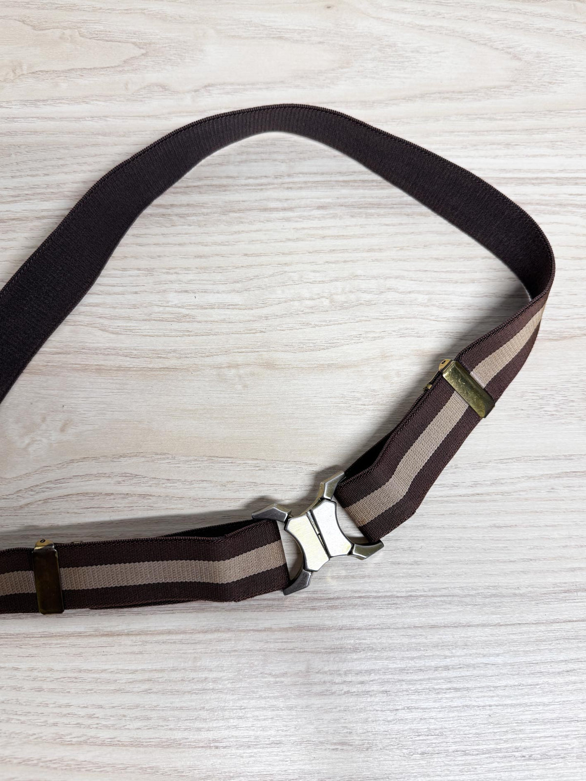 vintage suspender stretch waist belt | made in USA