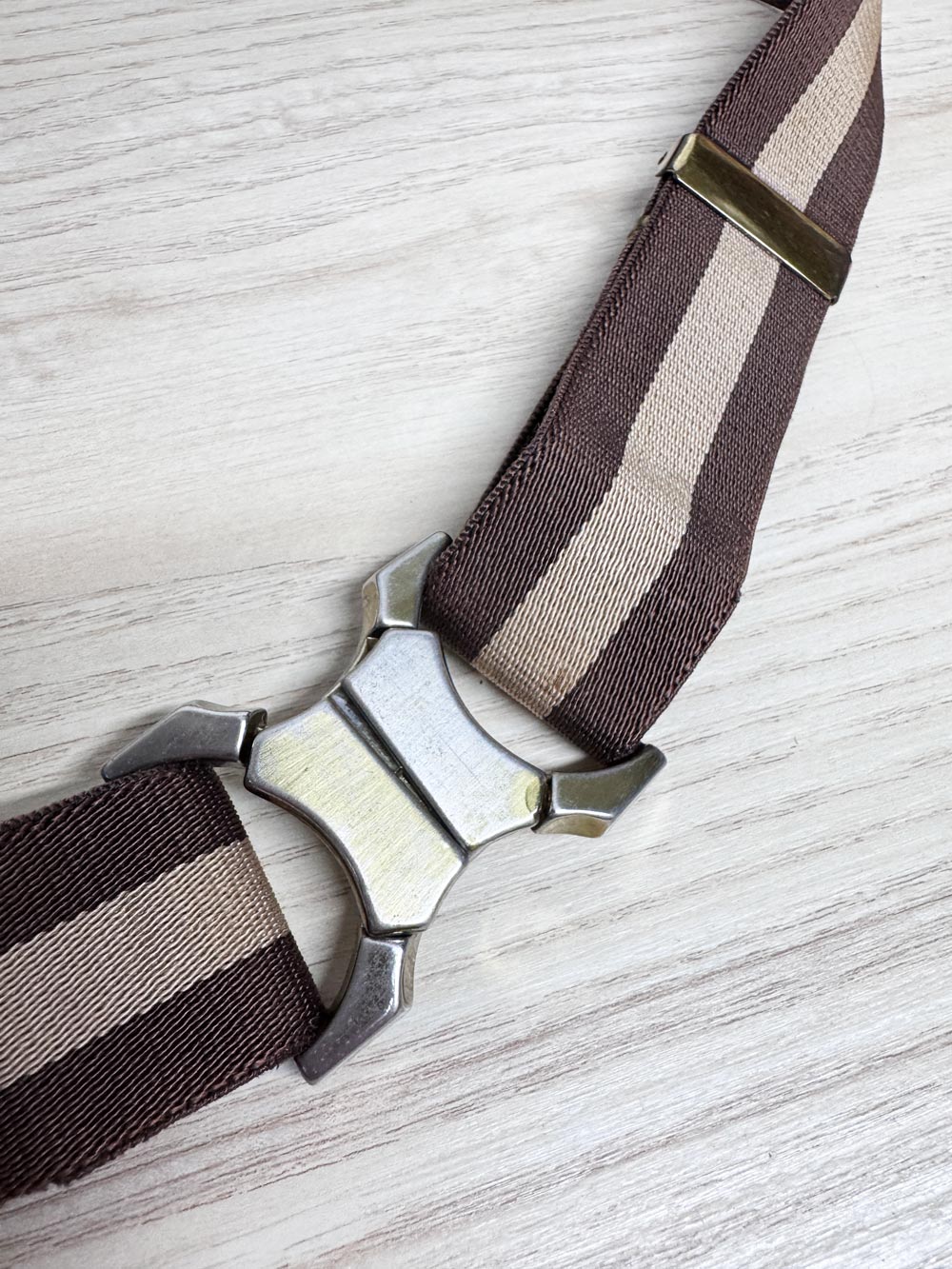 vintage suspender stretch waist belt | made in USA