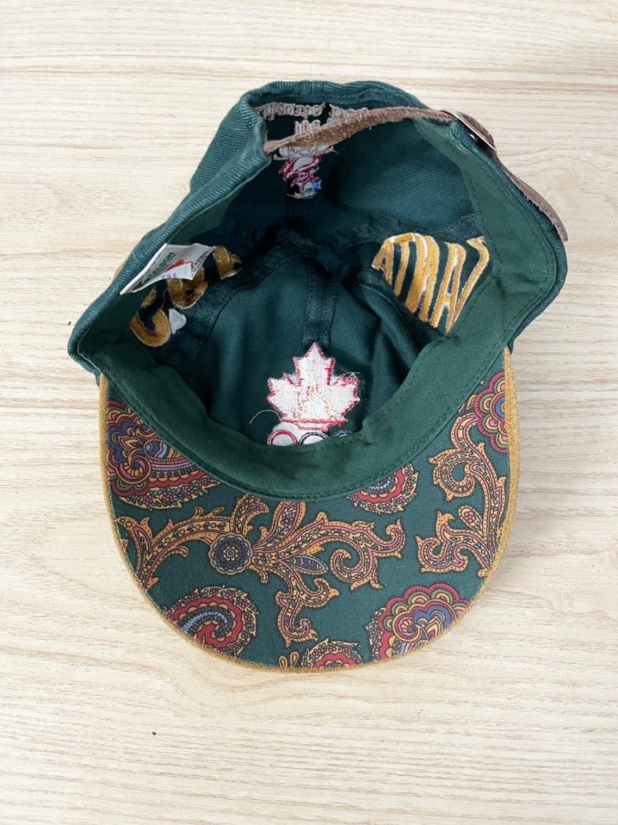 vintage 96 atlanta olympic games suede brim hat - good market thrift store