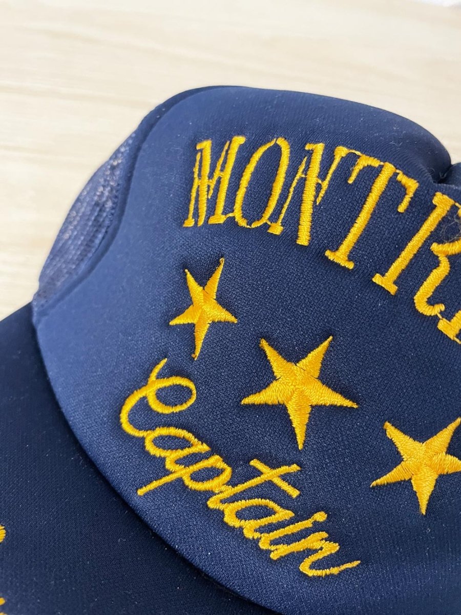 vintage 80s montreal captain trucker hat - good market thrift store