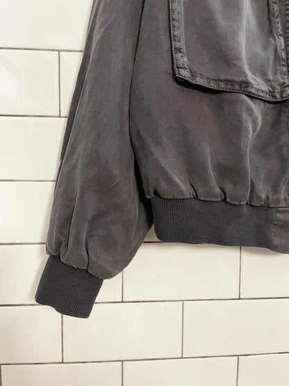 yfb tencel bomber cargo jacket - good market thrift store