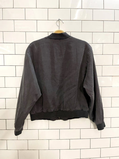 yfb tencel bomber cargo jacket - good market thrift store