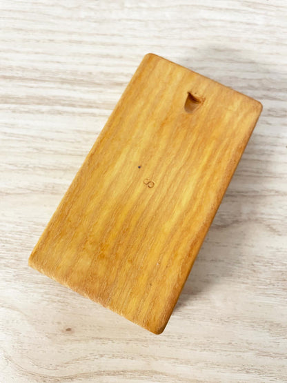 vintage wood carved flower cookie press - good market thrift store