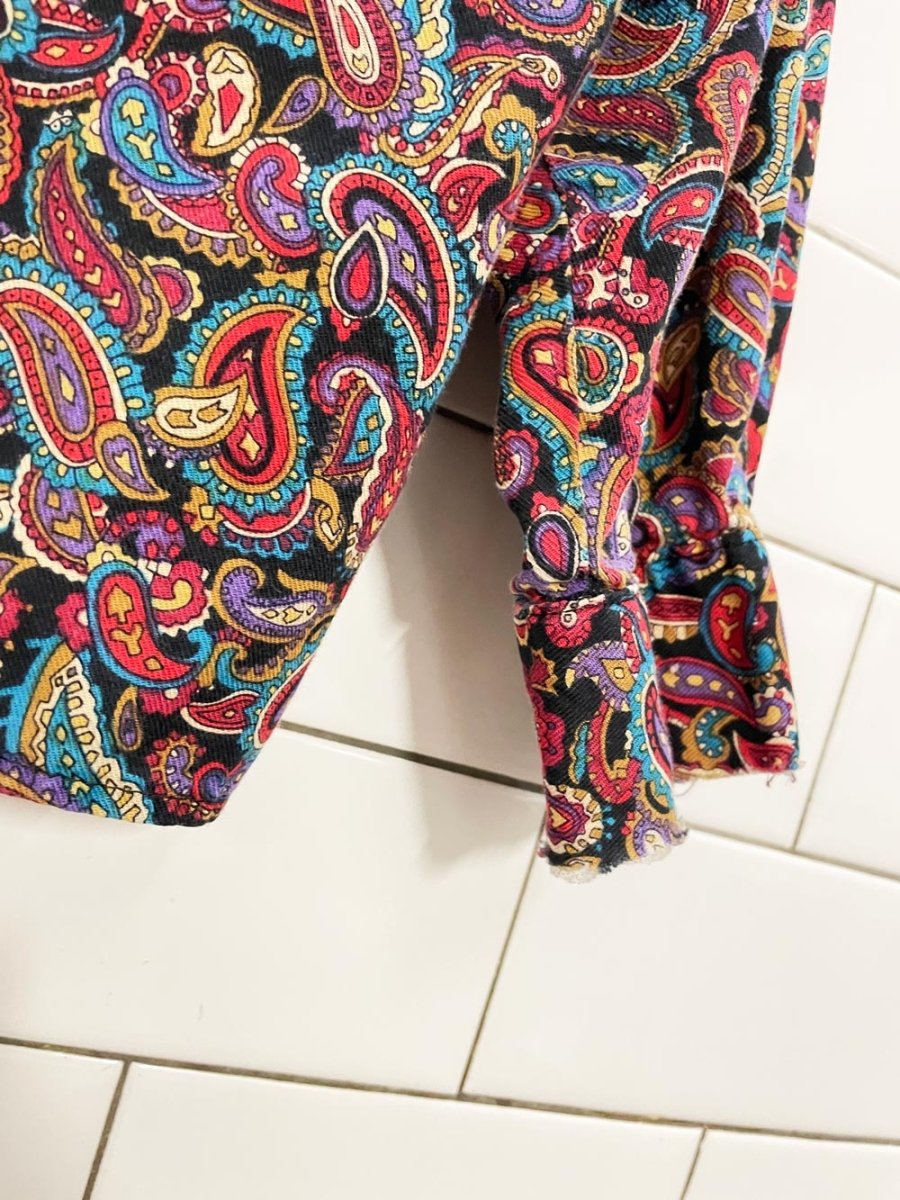 vintage 90s kettle creek paisley shirt - good market thrift store