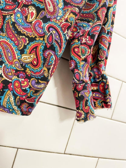 vintage 90s kettle creek paisley shirt - good market thrift store