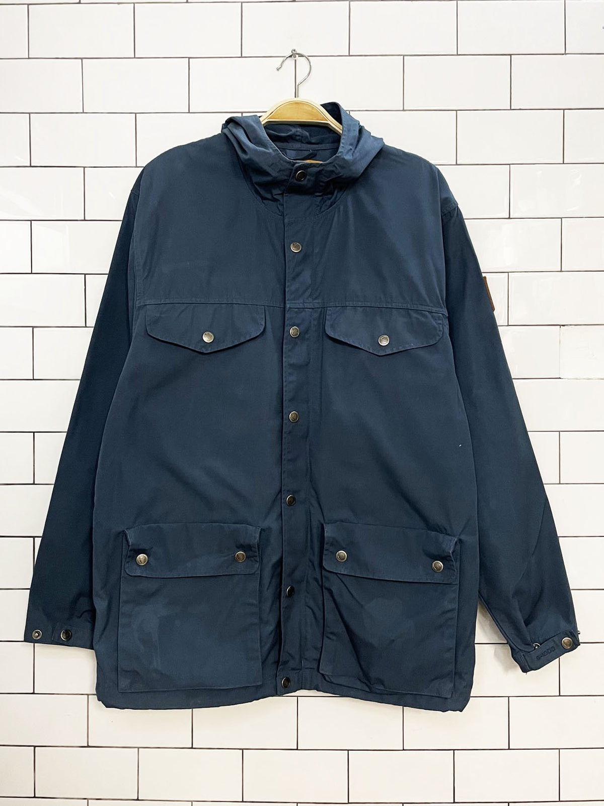 fjällräven greenland G-1000 full zip + snap button jacket