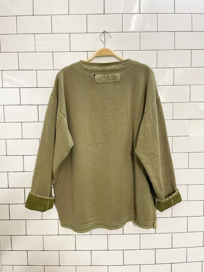 vintage 90s replay surplus grunge sweatshirt - good market thrift store