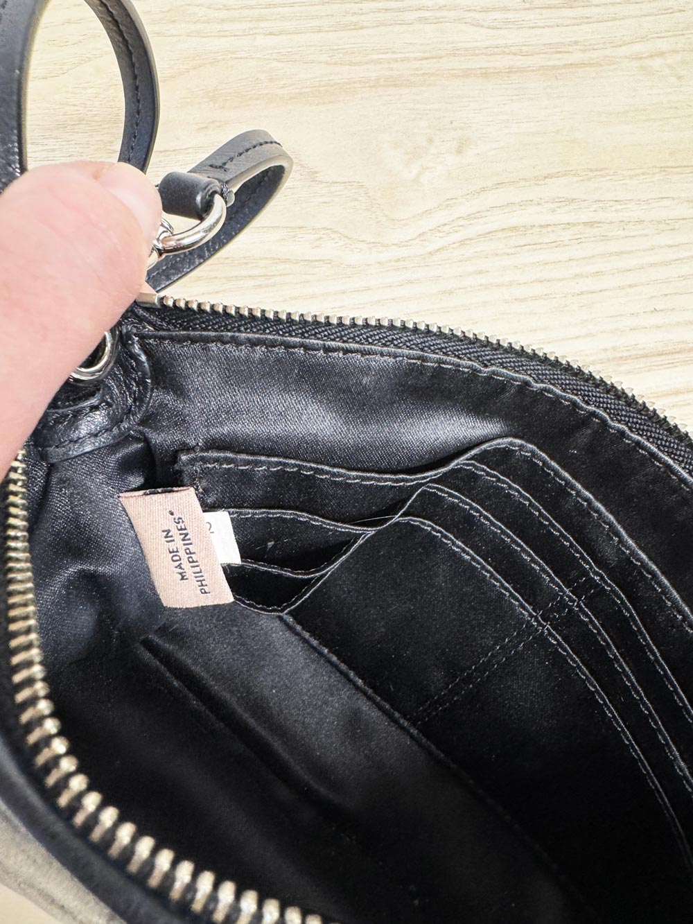 y2k coach madison leather wristlet mini bag
