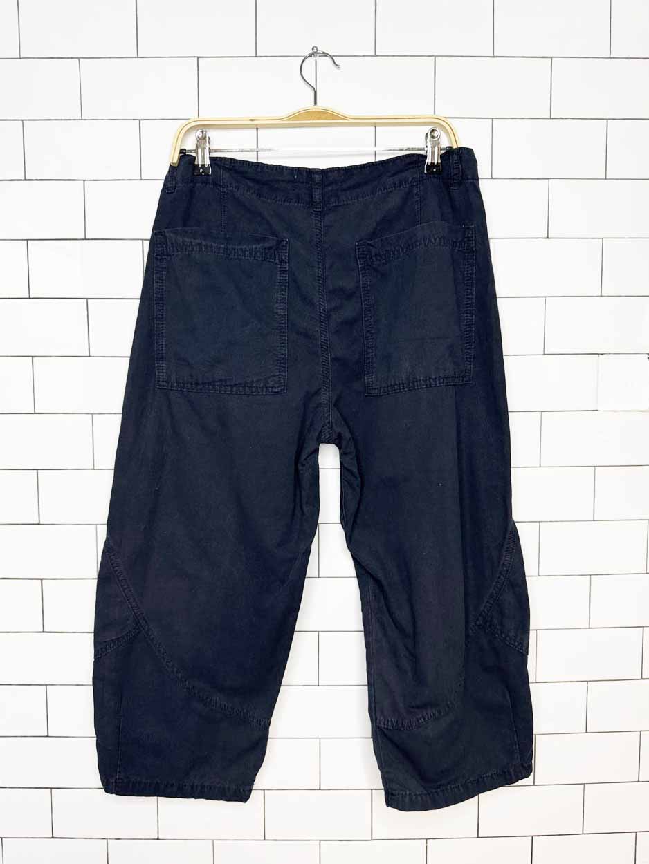 by anthropologie balloon leg cropped utility pants