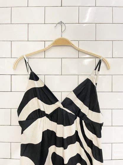 hering cotton waves midi dress - good market thrift store