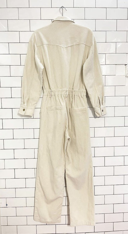 12th tribe bowie chunky cord snap button jumpsuit - good market thrift store