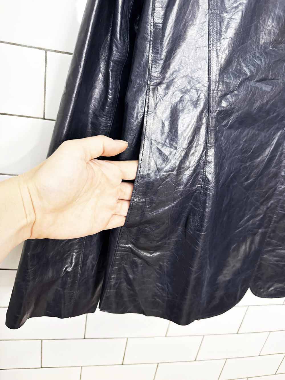 vintage 00s banana republic soft leather light jacket | lambskin