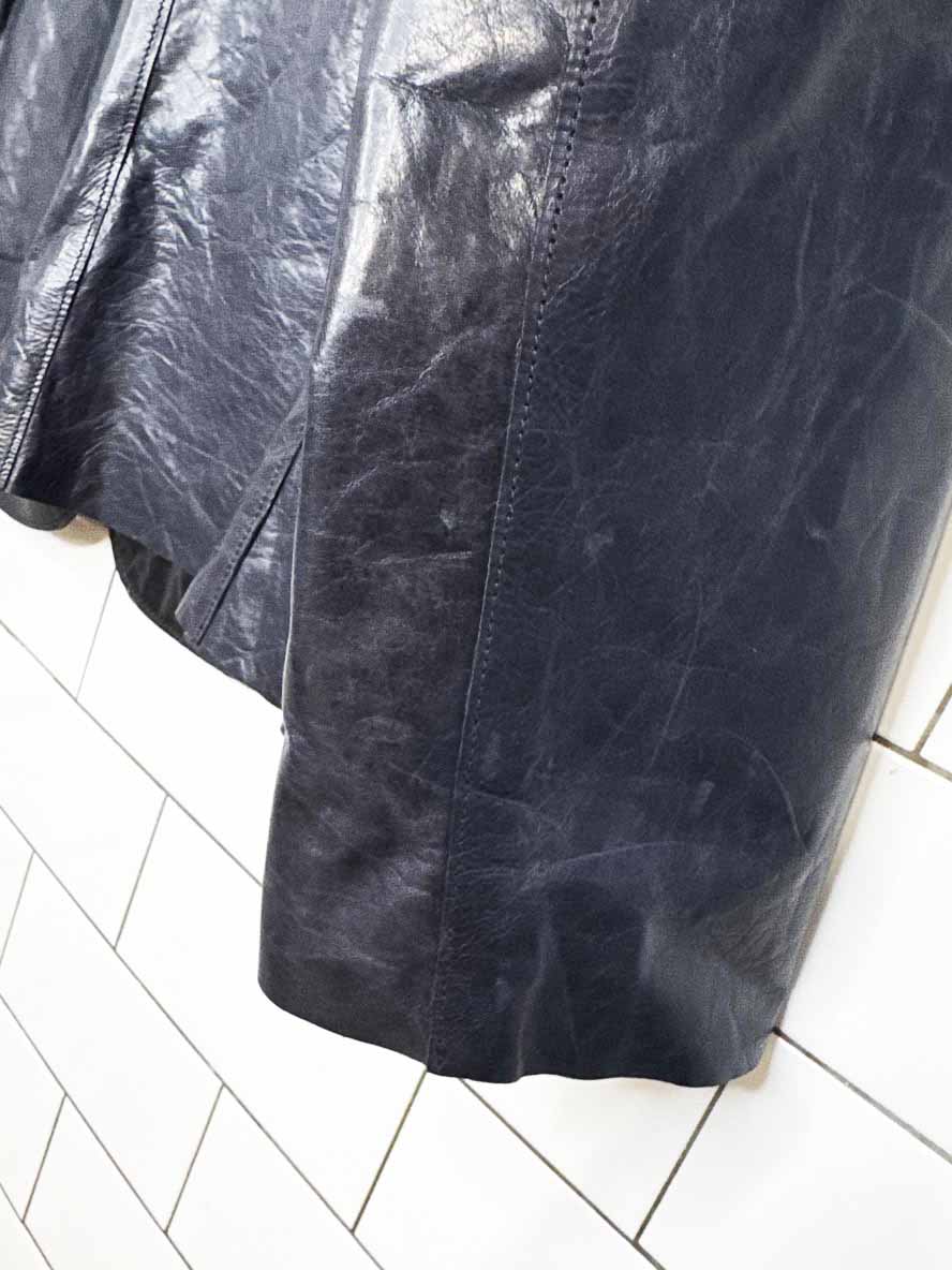 vintage 00s banana republic soft leather light jacket | lambskin